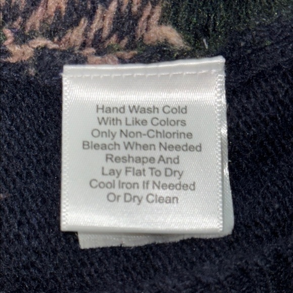 Jos. A. Bank blue Patterned Men's Cardigan Sweater Lambswool blend XXL - Picture 8 of 9